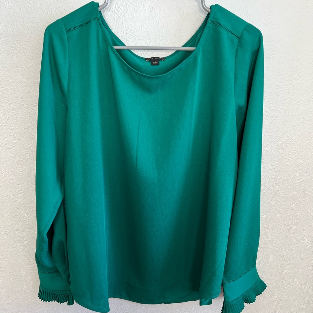 Ann Taylor Emerald Blouse